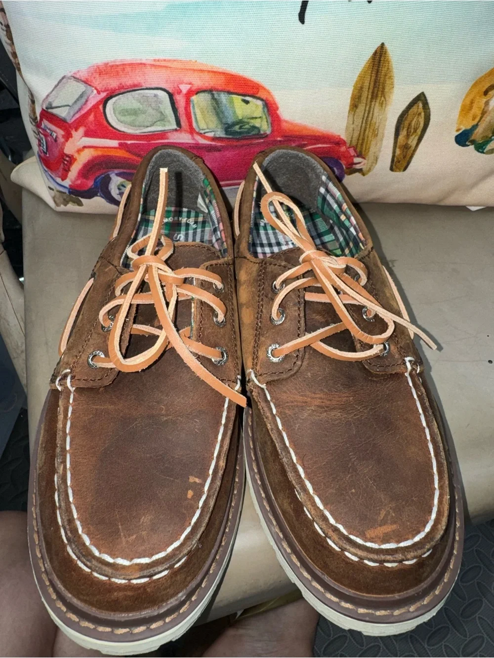 Sperry NWOB! Boys Classic Twisted Lug In Brown Size 4M